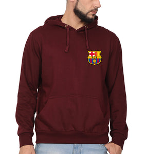 Barcelona Logo Men Hoodies-KidsFashionVilla
