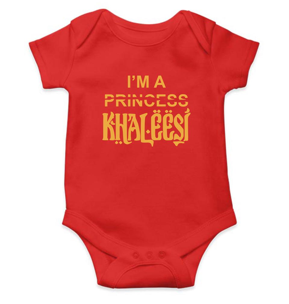 GOT Game Of Thrones I'm Princess Khaleesi Rompers for Baby Girl- KidsFashionVilla