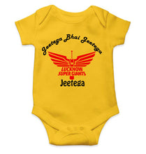 Load image into Gallery viewer, IPL Lucknow Super Giants Jeetega Bhai Jeetega LSG Jeetega Rompers for Baby Girl- KidsFashionVilla
