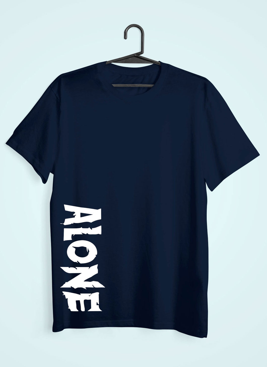 Alone Women Half Sleeves T-shirt- KidsFashionVilla