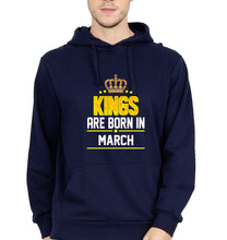Load image into Gallery viewer, Kings Are Born In March Men Hoodies-KidsFashionVilla
