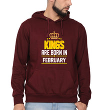 Load image into Gallery viewer, Kings Are Born In February Men Hoodies-KidsFashionVilla
