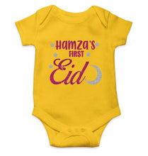 Load image into Gallery viewer, 1st Eid Custom Name Rompers for Baby Boy- KidsFashionVilla
