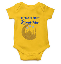Load image into Gallery viewer, First Ramadan Custom Name Eid Rompers for Baby Boy- KidsFashionVilla
