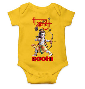 Custom Name Jai Shree Ram Rompers for Baby Girl- KidsFashionVilla