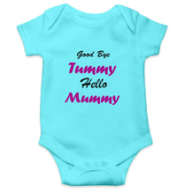 Load image into Gallery viewer, Good Bye Tummy Hello Mummy Rompers for Baby Girl - KidsFashionVilla
