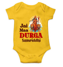 Load image into Gallery viewer, Custom Name Jai Maa Durga Navratri Rompers for Baby Girl- KidsFashionVilla

