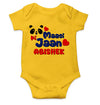 Custom Name Panda Maasi ki jaan Rompers for Baby Boy- KidsFashionVilla