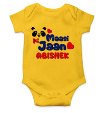 Load image into Gallery viewer, Custom Name Panda Maasi ki jaan Rompers for Baby Boy- KidsFashionVilla
