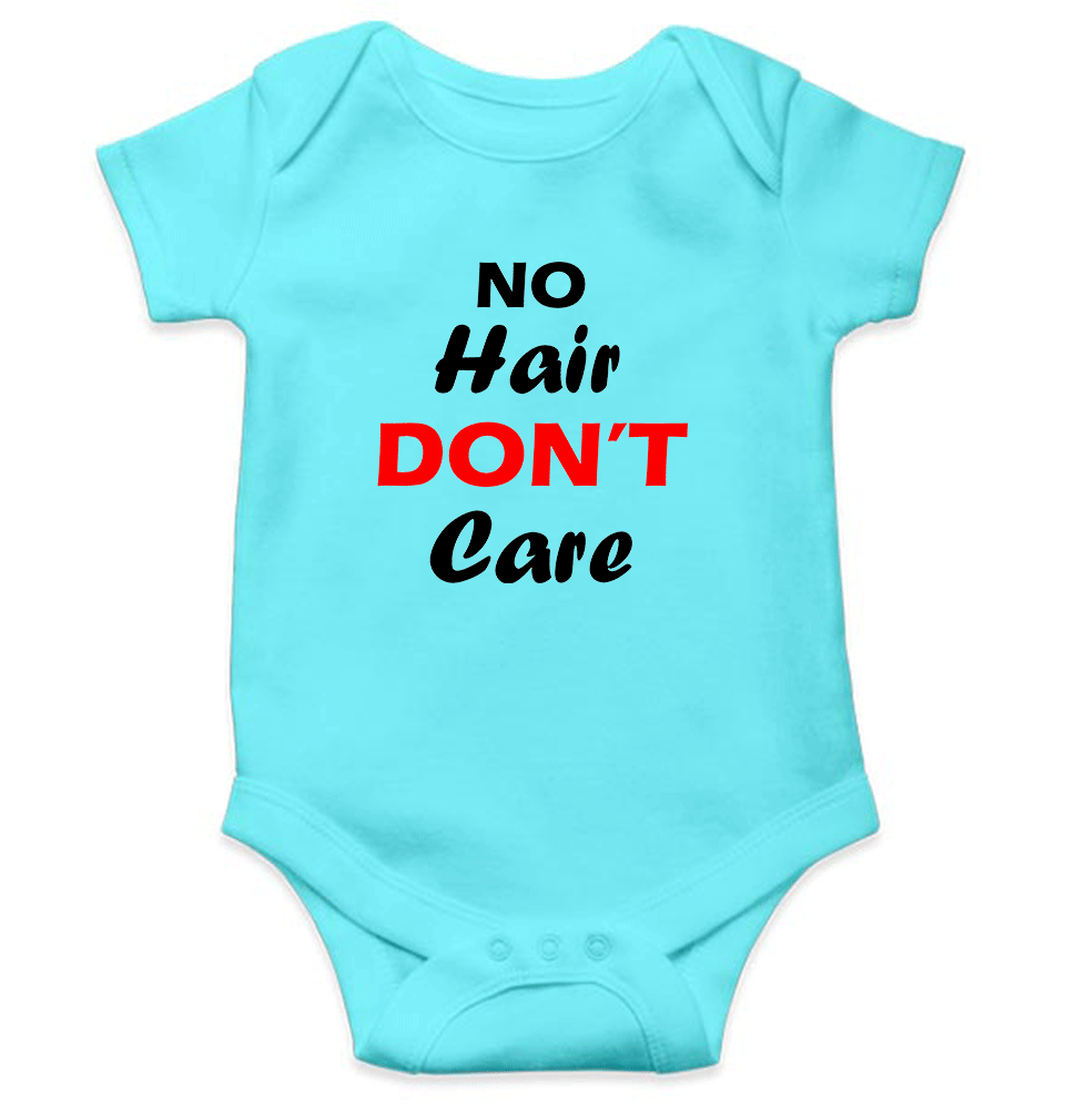 No Hair Dont Care Rompers for Baby Girl- KidsFashionVilla