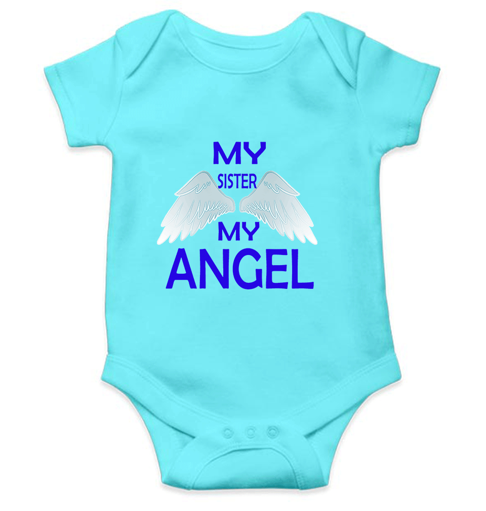 My Sister My Angel Rompers for Baby Girl- KidsFashionVilla