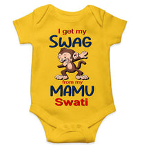 Load image into Gallery viewer, Custom Name Swag From My Mamu Rompers for Baby Girl- KidsFashionVilla

