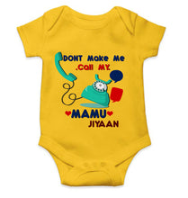 Load image into Gallery viewer, Custom Name Don&#39;t Make Me Call My Mamu Rompers for Baby Boy- KidsFashionVilla
