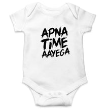 Load image into Gallery viewer, Apna Time Aayega Rompers for Baby Girl- KidsFashionVilla
