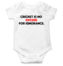 Load image into Gallery viewer, Cricket is no excuse for ignorance World Cup Cricket Rompers for Baby Boy- KidsFashionVilla
