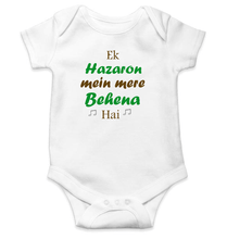 Load image into Gallery viewer, Ek Hazaro Mein Meri Behena Rompers for Baby Girl- KidsFashionVilla
