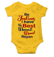 Load image into Gallery viewer, Custom Name I Have The Best Mama And Mami Rompers for Baby Boy- KidsFashionVilla
