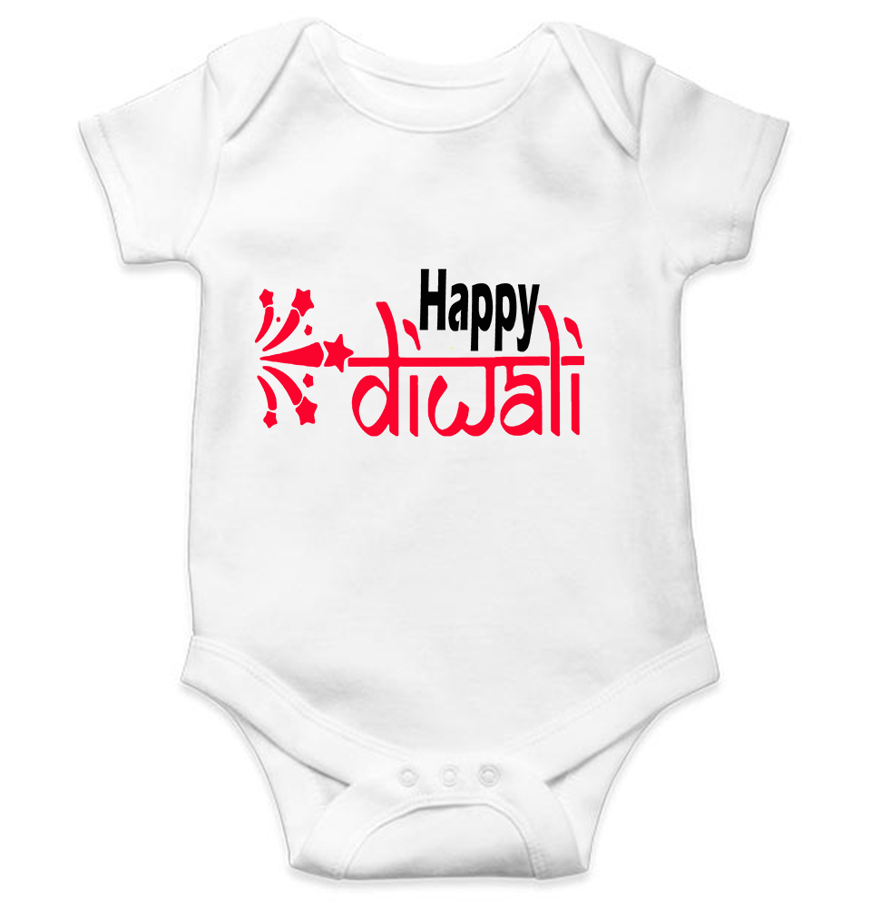 Happy Diwali Rompers for Baby Girl- KidsFashionVilla