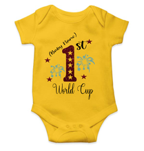 Load image into Gallery viewer, 1st World Cup Custom Name Rompers for Baby Girl- KidsFashionVilla
