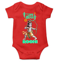 Load image into Gallery viewer, Custom Name Jai Shree Ram Rompers for Baby Girl- KidsFashionVilla
