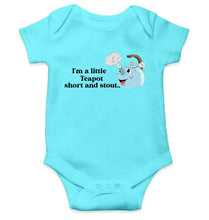 Load image into Gallery viewer, I Am A Little Teapot Poem Rompers for Baby Girl- KidsFashionVilla
