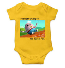 Load image into Gallery viewer, Humpty Dumpty Poem Rompers for Baby Girl- KidsFashionVilla
