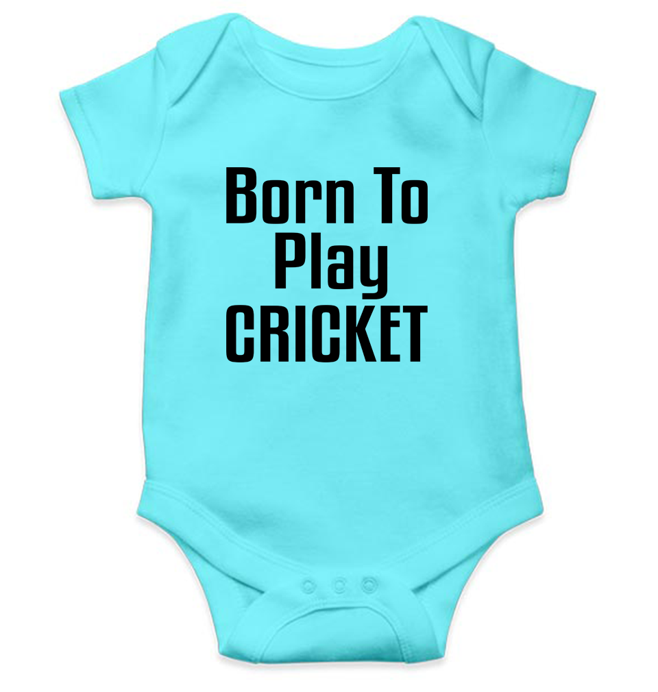 Born To Play Cricket World Cup Cricket Rompers for Baby Boy- KidsFashionVilla
