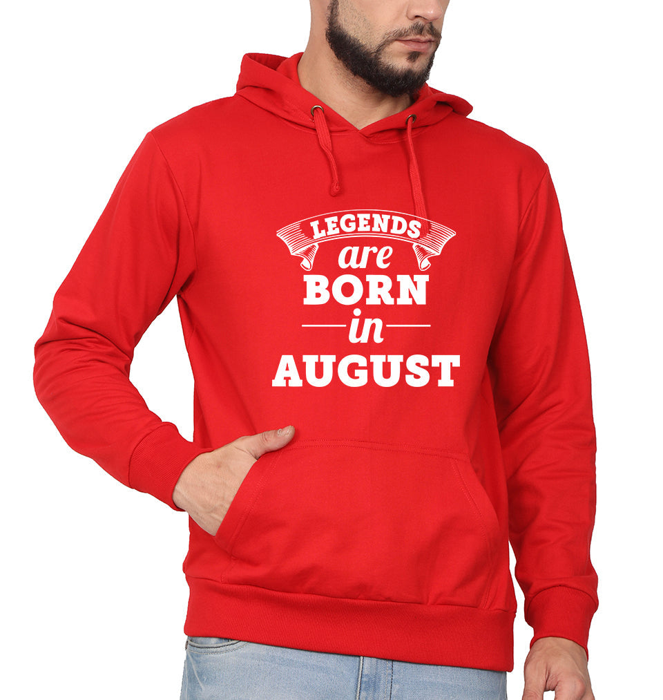 Legends are Born in August Men Hoodies-KidsFashionVilla