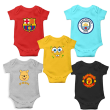 Load image into Gallery viewer, Set of 5 cute Rompers for Baby Boy and Baby Girl- KidsFashionVilla
