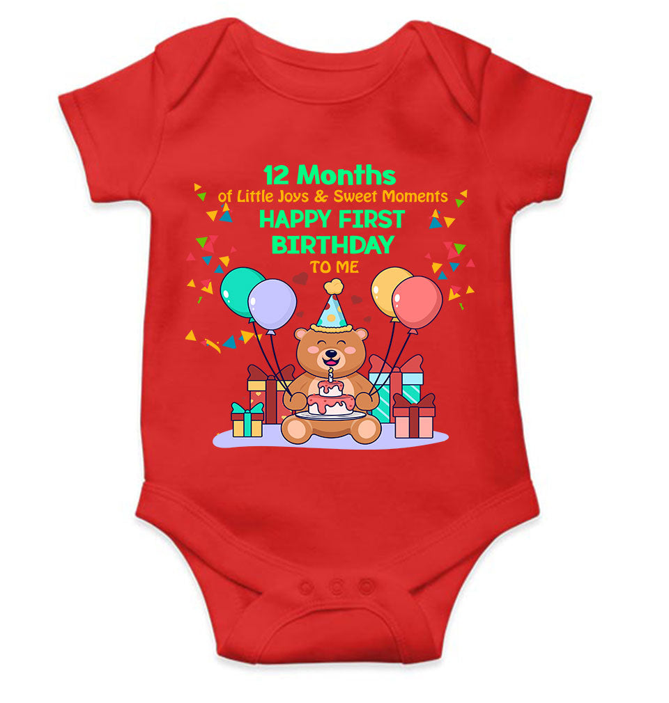 My First Birthday Rompers for Baby Girl- KidsFashionVilla