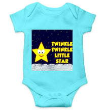 Load image into Gallery viewer, Twinkle Twinkle Little Star Poem Rompers for Baby Boy- KidsFashionVilla
