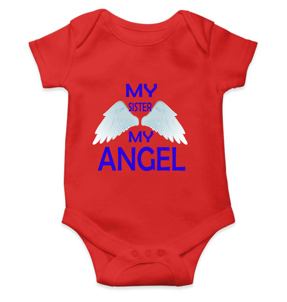 My Sister My Angel Rompers for Baby Girl- KidsFashionVilla