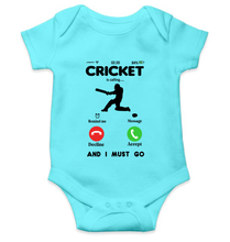 Load image into Gallery viewer, Cricket is Calling World Cup Cricket Rompers for Baby Boy- KidsFashionVilla
