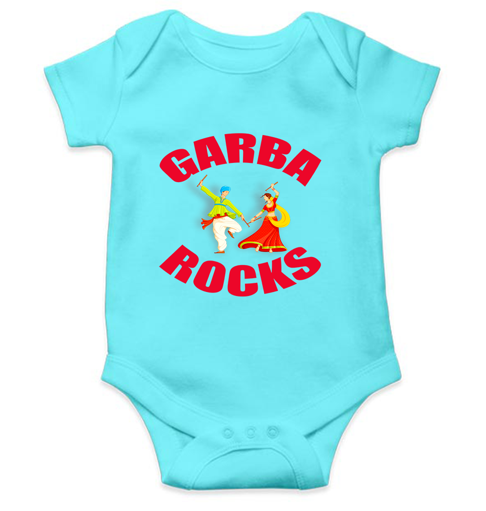 Garbha Rocks Rompers for Baby Girl- KidsFashionVilla