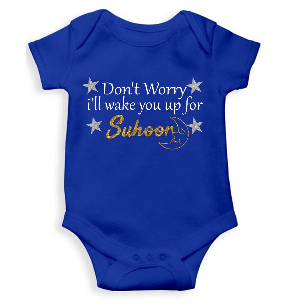 Don't Worry I'll Wake You Up For Suhoor Eid Rompers for Baby Girl- KidsFashionVilla