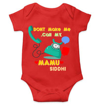 Load image into Gallery viewer, Custom Name Don’t Make Me Call My Mamu Rompers for Baby Girl- KidsFashionVilla

