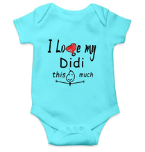 Load image into Gallery viewer, I Love My Didi Rompers for Baby Girl- KidsFashionVilla
