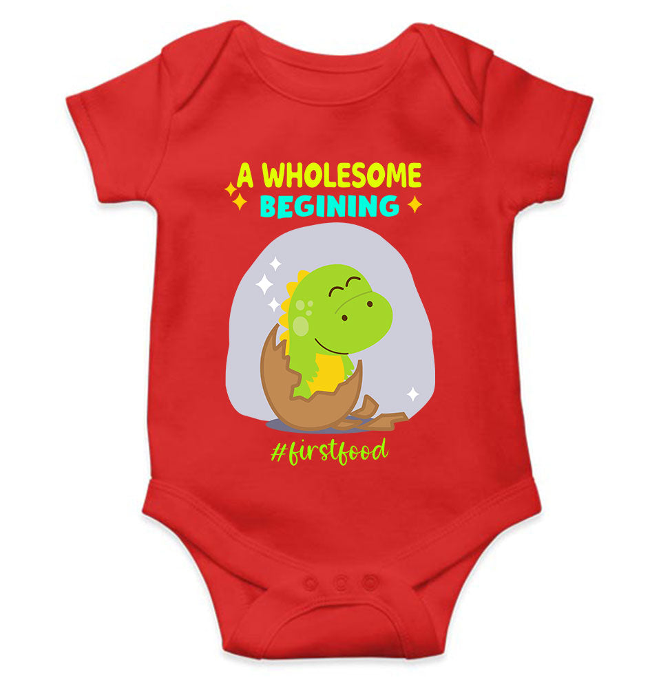 First Food Rompers for Baby Girl- KidsFashionVilla