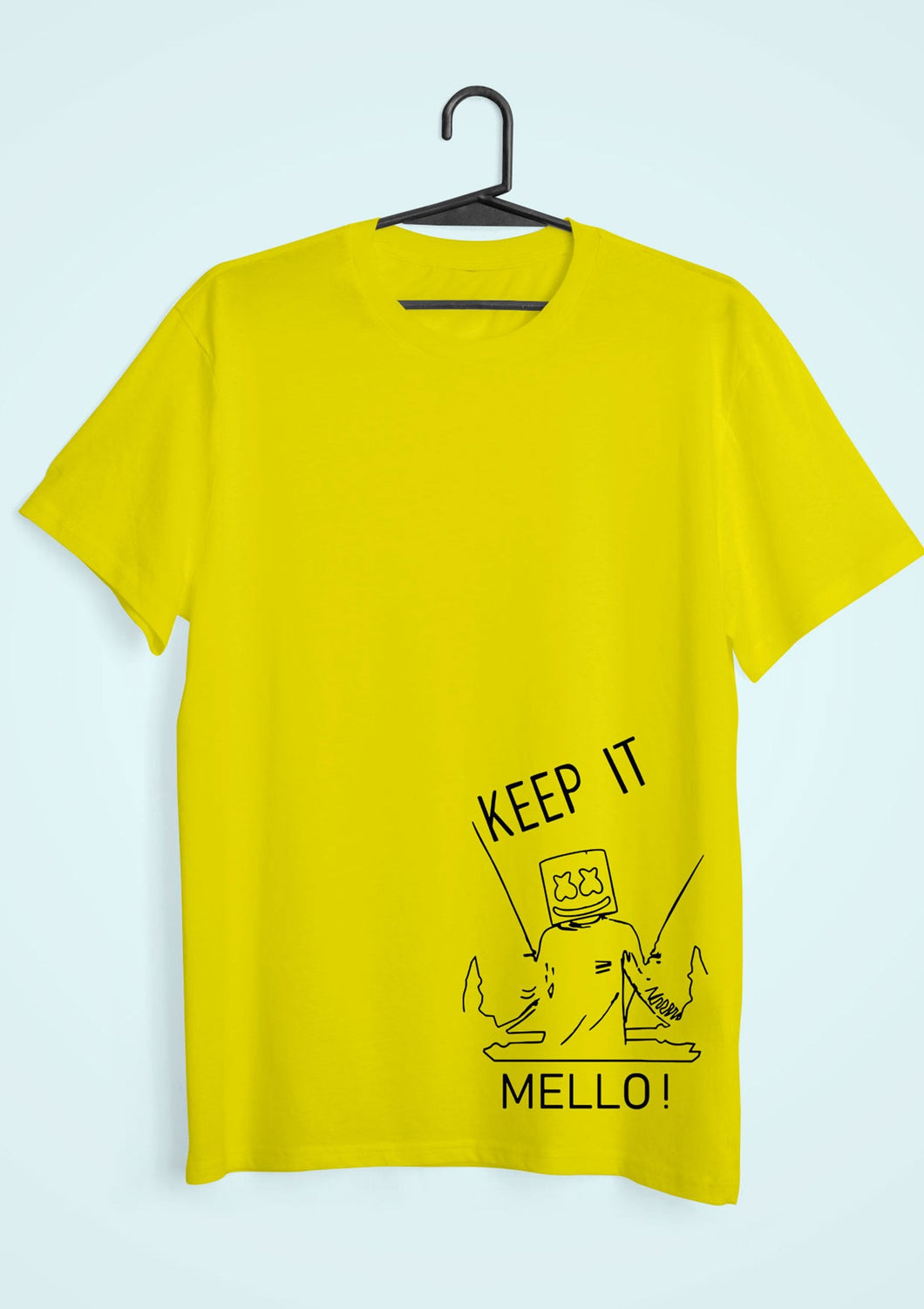 Mello Mens Half Sleeves T-shirt- KidsFashionVilla