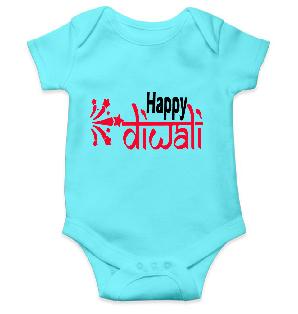 Happy Diwali Rompers for Baby Girl- KidsFashionVilla