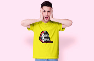 Professor Money Heist Half Sleeves T-Shirt- KidsFashionVilla