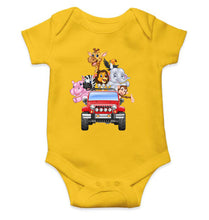 Load image into Gallery viewer, Jungle Jeep Cartoon Rompers for Baby Girl- KidsFashionVilla
