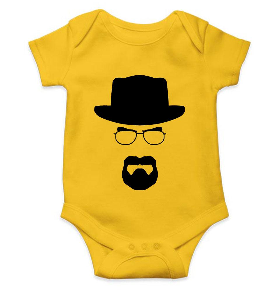 Heisenberg Breaking Bad Web Series Rompers for Baby Girl- KidsFashionVilla