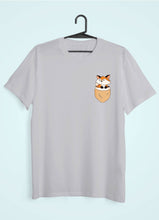 Load image into Gallery viewer, Fox Side Pocket Design Women Half Sleeves T-shirt- KidsFashionVilla

