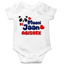 Load image into Gallery viewer, Custom Name Panda Maasi ki jaan Rompers for Baby Boy- KidsFashionVilla
