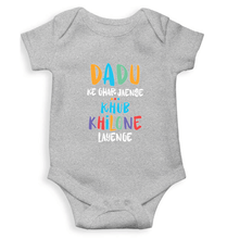 Load image into Gallery viewer, Dadu Ke Ghar Jayege Rompers for Baby Girl- KidsFashionVilla
