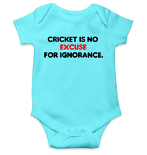 Load image into Gallery viewer, Cricket is no excuse for ignorance World Cup Cricket Rompers for Baby Boy- KidsFashionVilla
