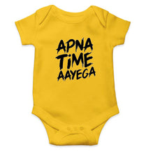 Load image into Gallery viewer, Apna Time Aayega Rompers for Baby Girl- KidsFashionVilla
