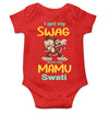 Custom Name Swag From My Mamu Rompers for Baby Girl- KidsFashionVilla