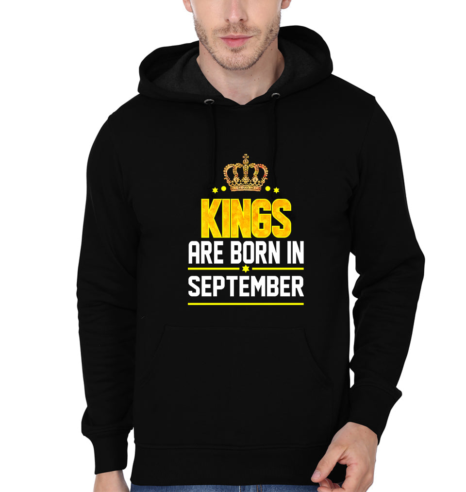Kings Are Born In September Men Hoodies-KidsFashionVilla